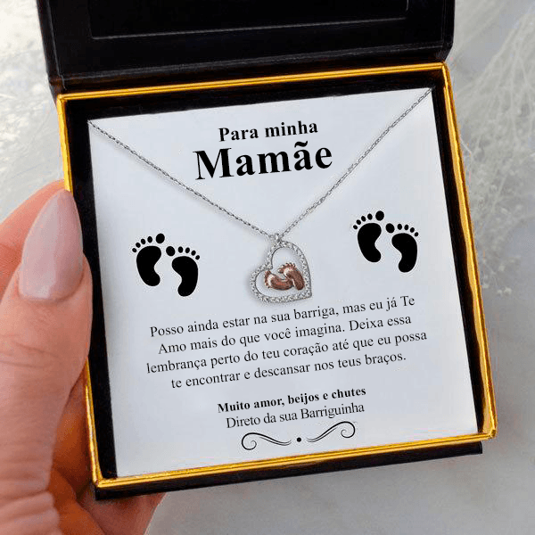 Colar meu bebê - Presente para minha mamãe - Dona bacana