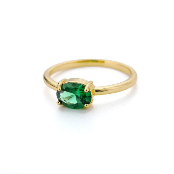 Elegant Birthstone Rings - Each Color Represents a Month - Gioppe